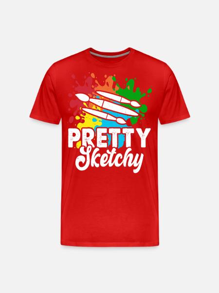 Artist - Men's Premium Organic T-Shirt - red