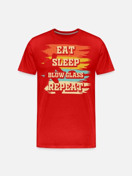 Souffleur - T-shirt bio Premium Homme - rouge