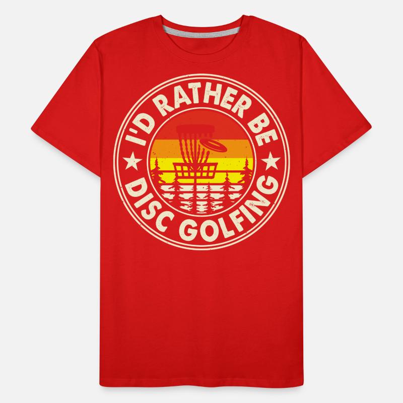 Discgolf Disc Golf Men's Premium Organic T-Shirt