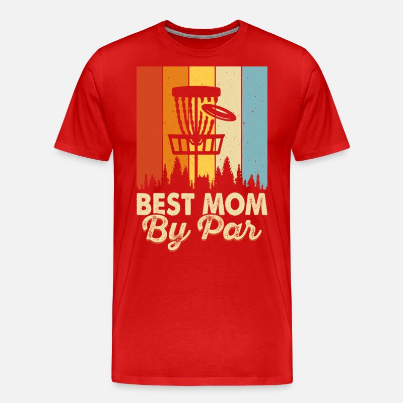 Discgolf Disc Golf - Männer Premium Bio T-Shirt - Rot