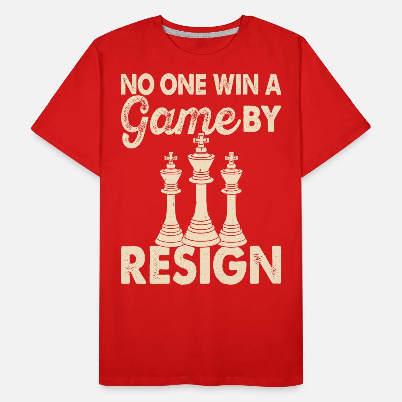 Schach Männer Premium Bio T-Shirt