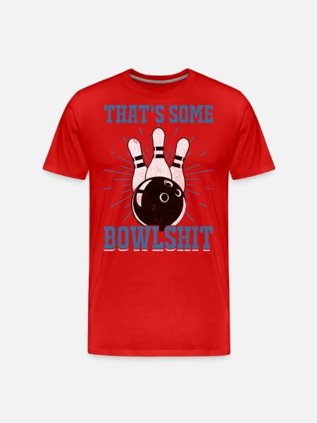 Bowling - T-shirt bio Premium Homme - rouge