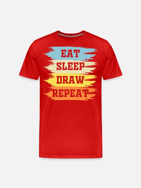 Artist - Men's Premium Organic T-Shirt - red
