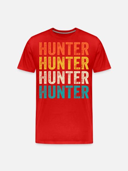 Chasseurs de chasse - T-shirt bio Premium Homme - rouge