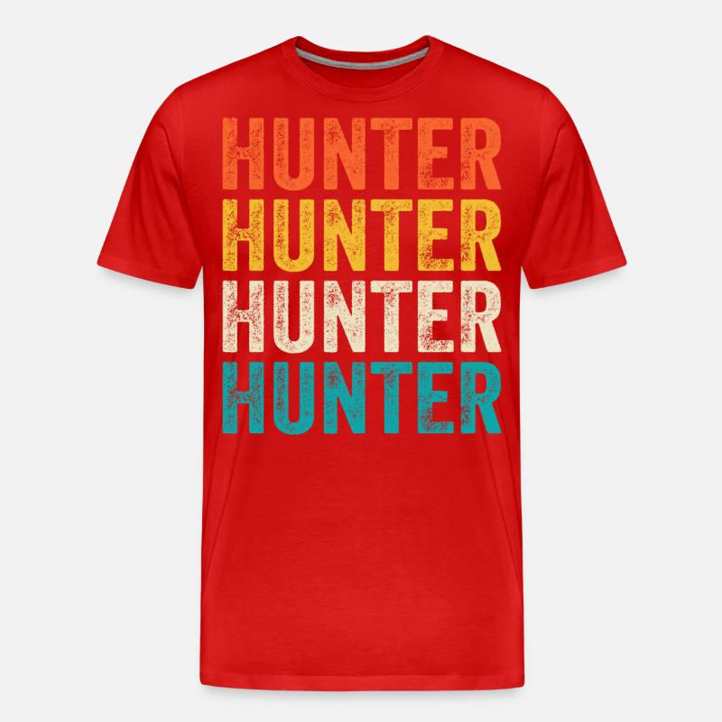 Jäger Jagen - Männer Premium Bio T-Shirt - Rot
