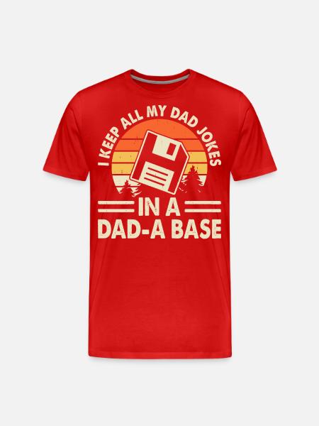 Far Fars dag - Herre Premium T-shirt økologisk - rød