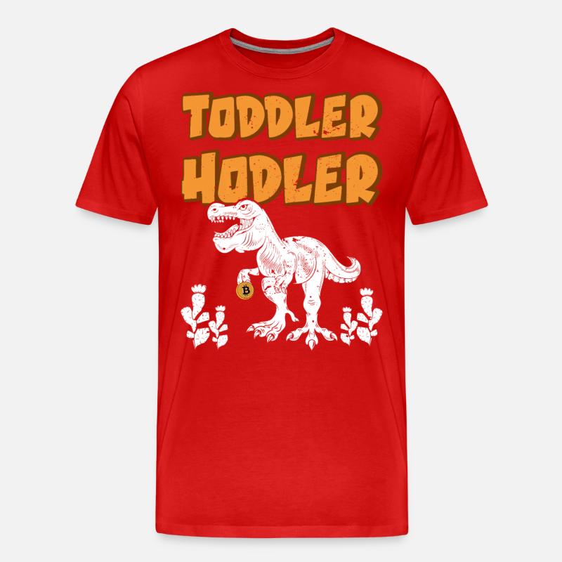 Krypto Kryptowährung - Männer Premium Bio T-Shirt - Rot