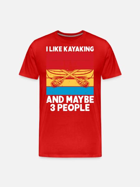Kayak Kayaker Kayaker - Men's Premium Organic T-Shirt - red