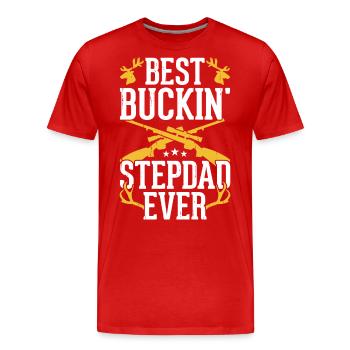 Jagen Jäger Stiefvater - Männer Premium Bio T-Shirt - Rot - Vorne - Damien (186cm)