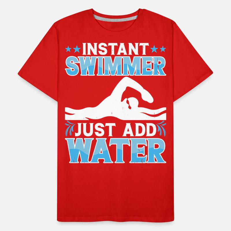 Swimming Float Men's Premium Organic T-Shirt