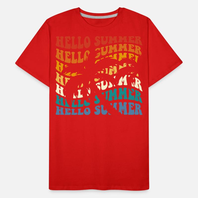 Hello Summer Männer Premium Bio T-Shirt