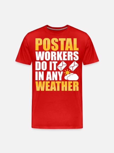 Postman Postman Postman - Men's Premium Organic T-Shirt - red