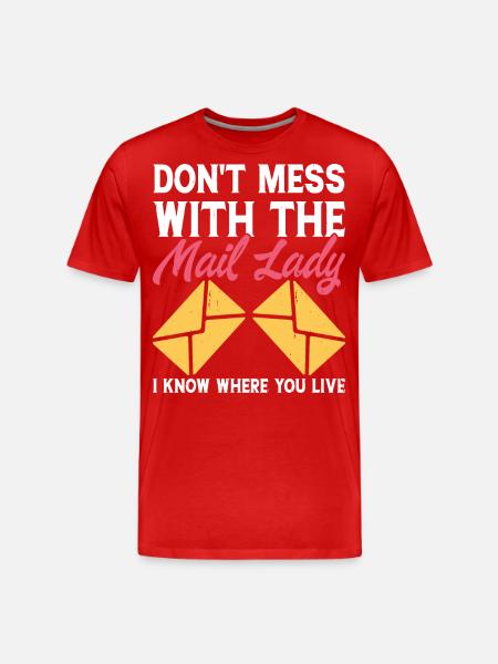 Postman Postman Postman - Men's Premium Organic T-Shirt - red