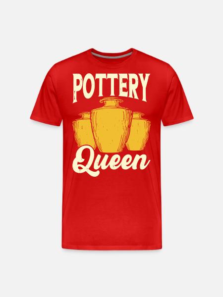 Pottery Pottery Pottery - Men's Premium Organic T-Shirt - red