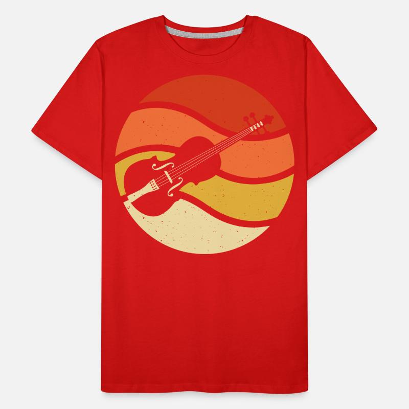 Violin Violinist Men's Premium Organic T-Shirt