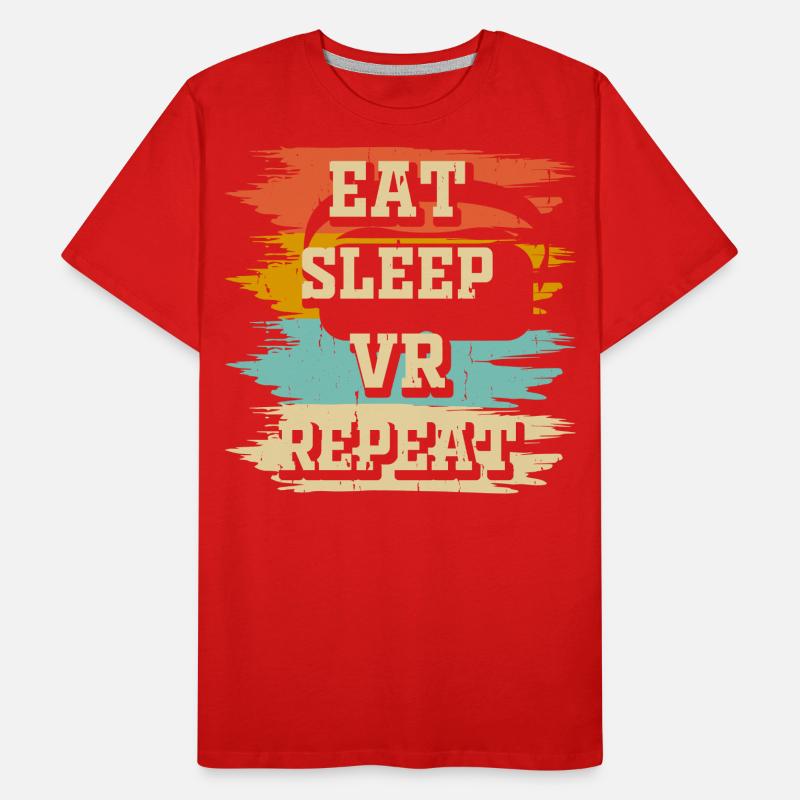 VR Virtual Reality Men's Premium Organic T-Shirt