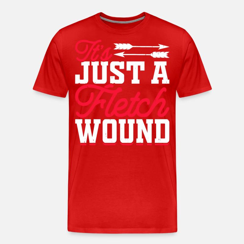 Bogenschießen Bogenschütze - Männer Premium Bio T-Shirt - Rot