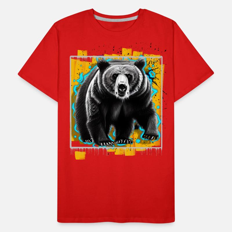 Bär Männer Premium Bio T-Shirt