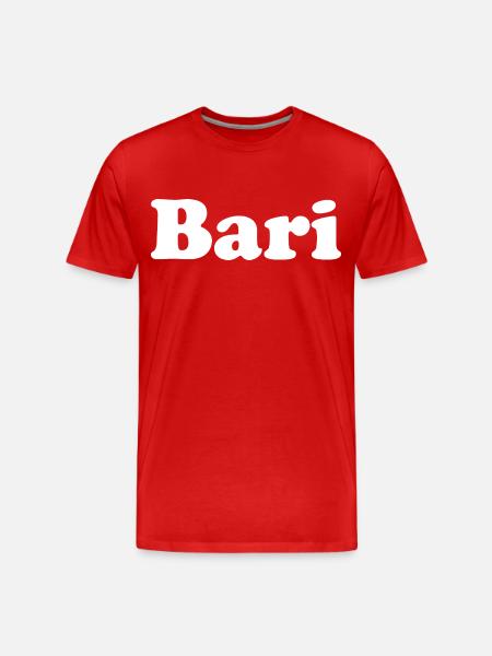 bari - Männer Premium Bio T-Shirt - Rot