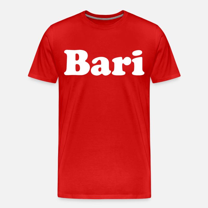 bari - Männer Premium Bio T-Shirt - Rot