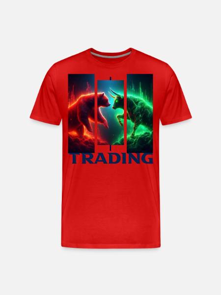 Trading - Men's Premium Organic T-Shirt - red