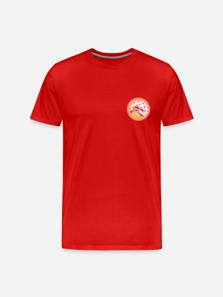 Strawberry Shortcake Chest Logo - Men's Premium Organic T-Shirt - 