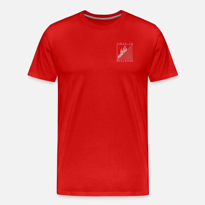 C’EST HELLSINKI blanc - T-shirt bio Premium Homme - undefined