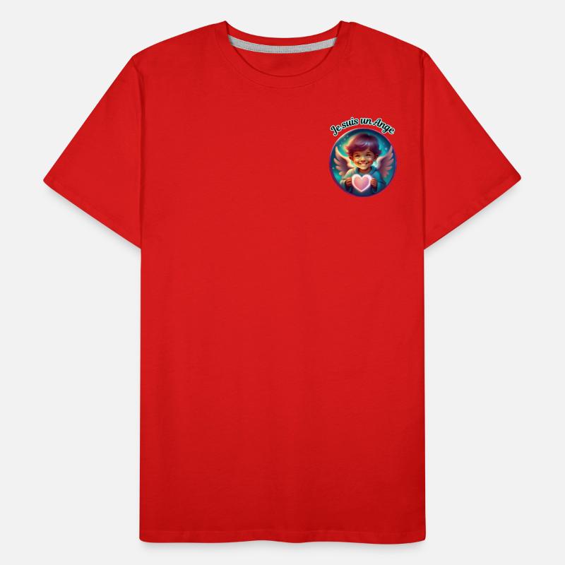 Ich bin ein Engel Männer Premium Bio T-Shirt