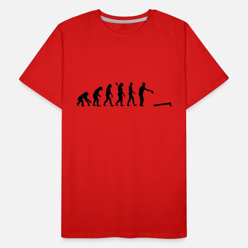 Evolution Cornhole Men's Premium Organic T-Shirt