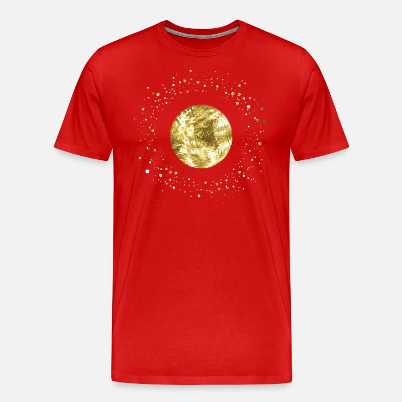Kugel - Männer Premium Bio T-Shirt - Rot