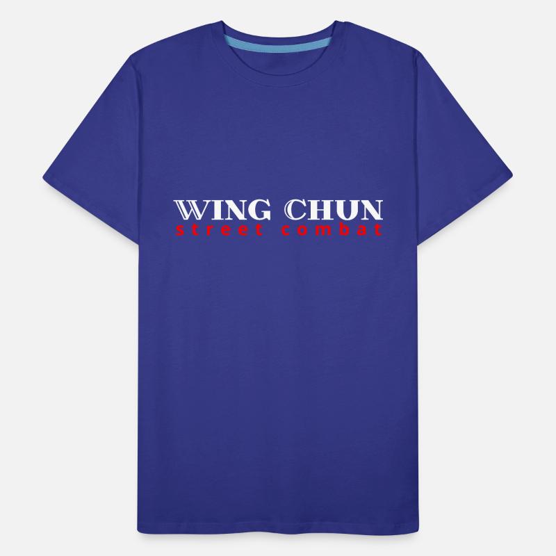 Wing Chun Hemd Straßenkampf einfach Männer Premium Bio T-Shirt