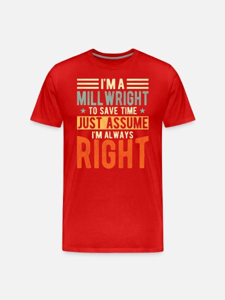Chantier - T-shirt bio Premium Homme - rouge