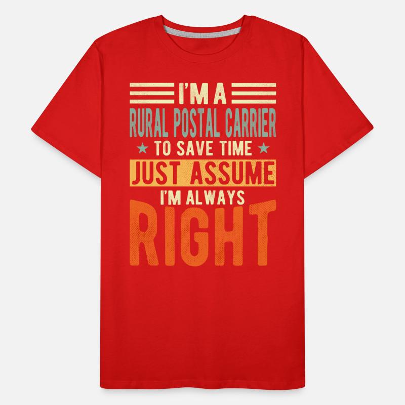 Rural Postcode Conference Men's Premium Organic T-Shirt