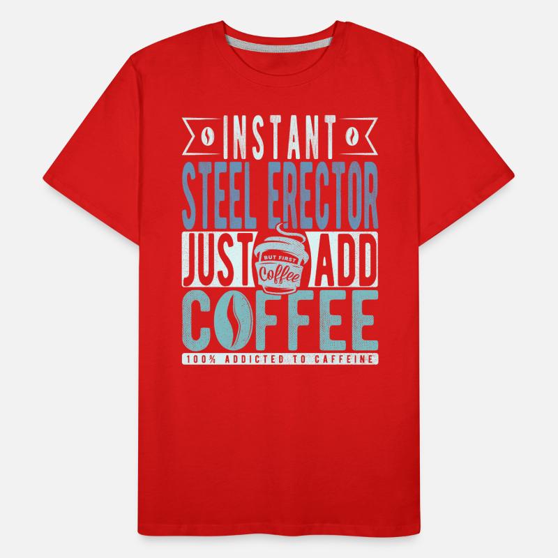 Acier Ector Café Dicton T-shirt bio Premium Homme