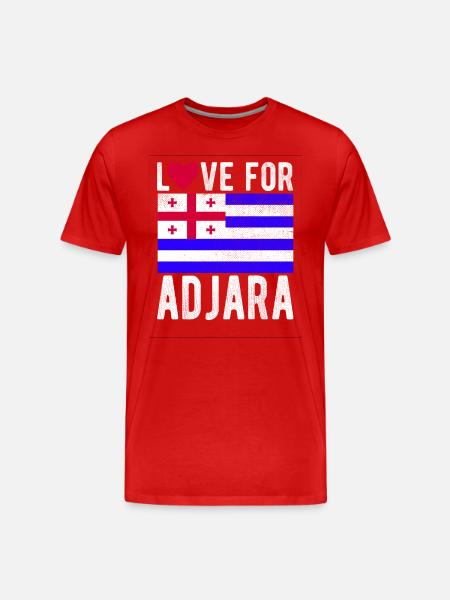 Adjara Souvenir - Men's Premium Organic T-Shirt - red