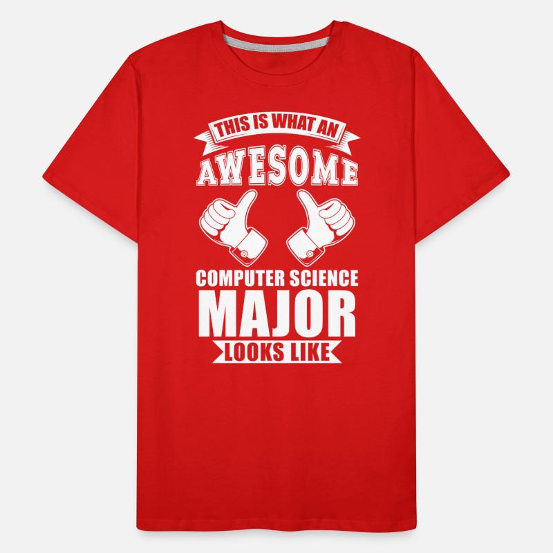 Computer Science Degree Men's Premium Organic T-Shirt