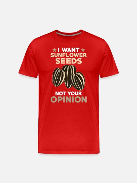 Sunflower - Men's Premium Organic T-Shirt - red