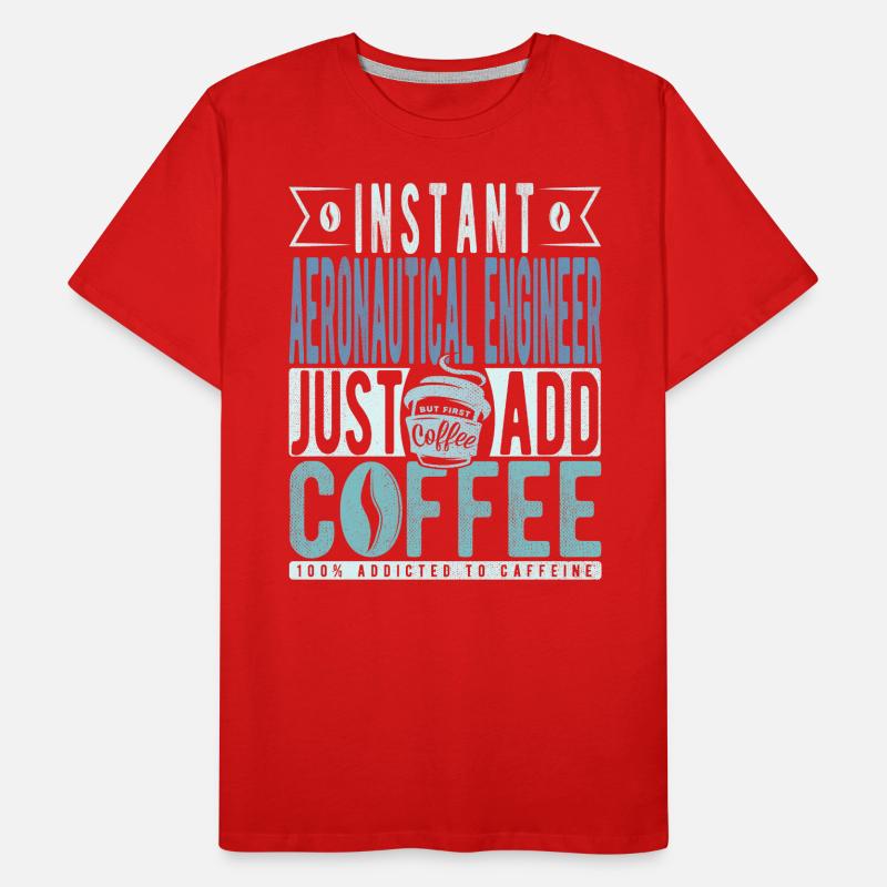 Buchalter Kaffee Spruch Männer Premium Bio T-Shirt