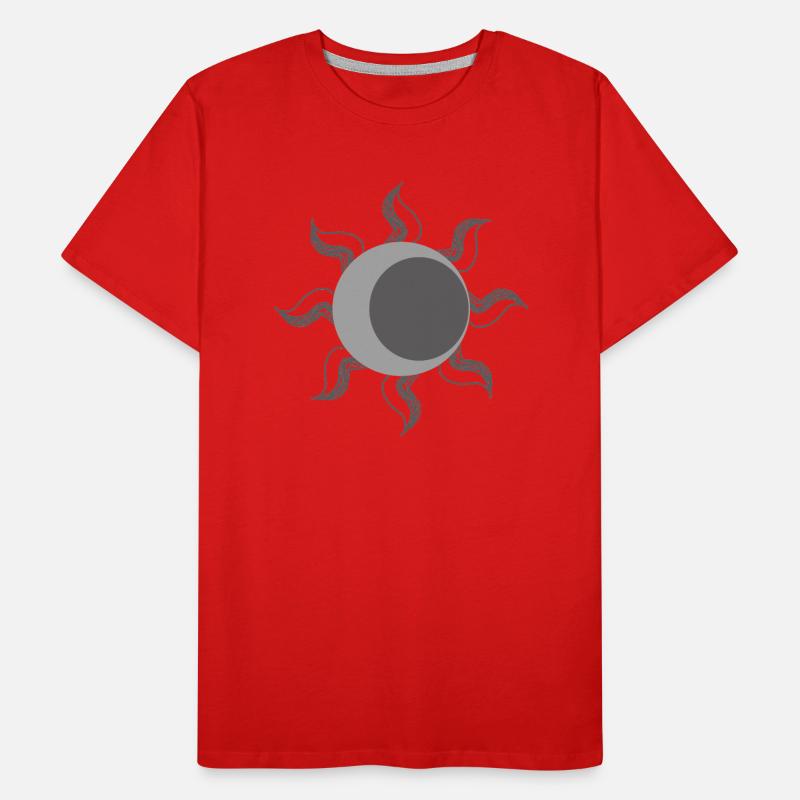 Sonne Gothic Männer Premium Bio T-Shirt