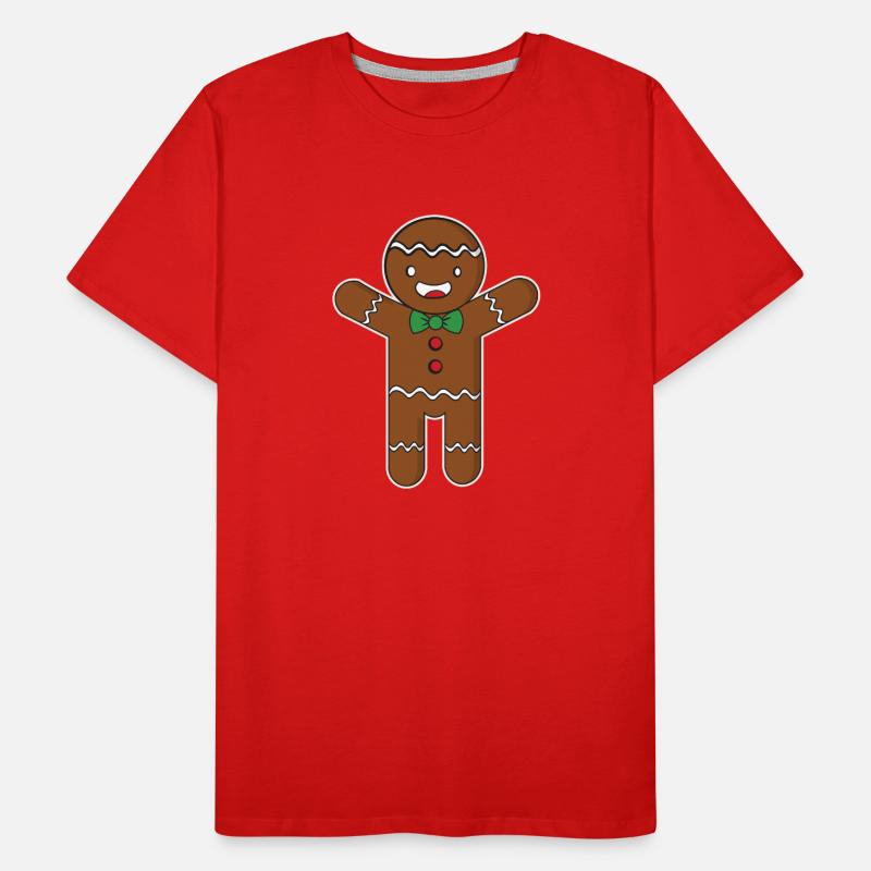 Lebkuchenmann Männer Premium Bio T-Shirt