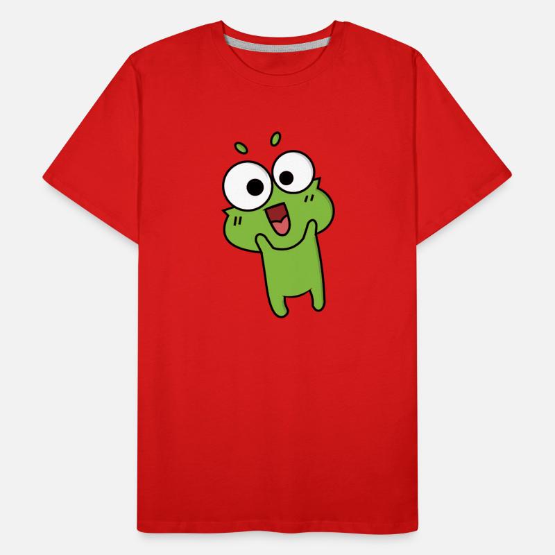 Frog Comic Drawing Funny T-shirt bio Premium Homme