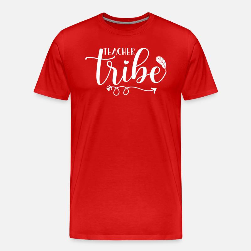 Lehrer Gruppen Design - Männer Premium Bio T-Shirt - Rot