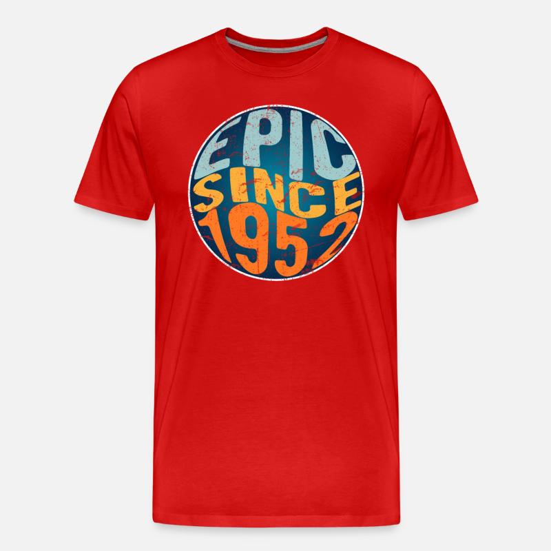 Episch Seit 1952 - Männer Premium Bio T-Shirt - Rot