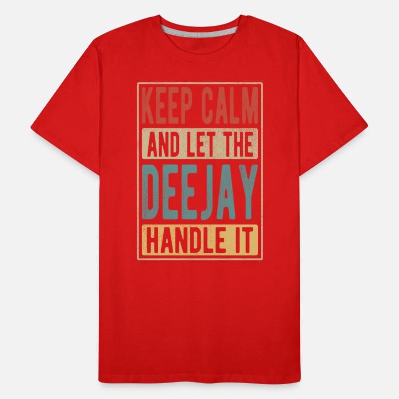 Deejay Retro Geschenk Männer Premium Bio T-Shirt