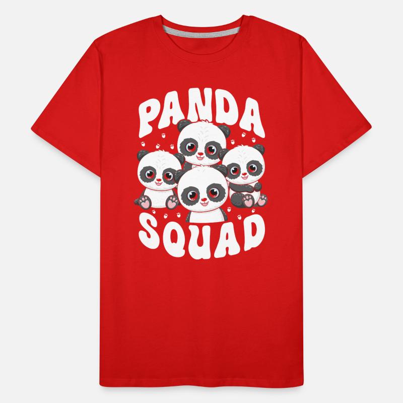 Escouade Panda T-shirt bio Premium Homme