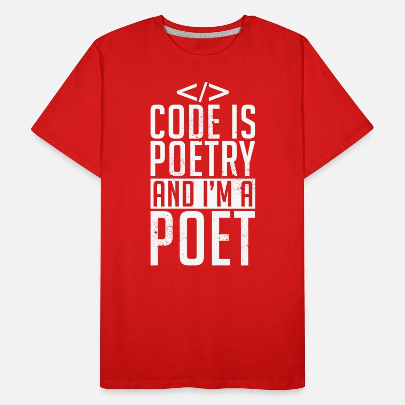 Code Codeur Programmeur Développeur Codeur T-shirt bio Premium Homme