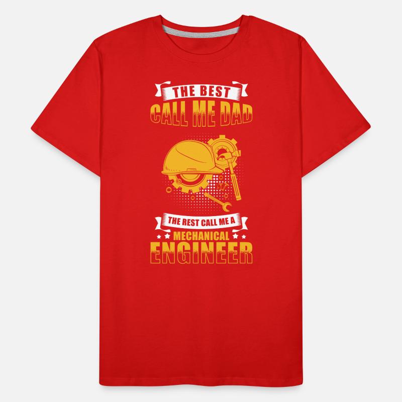 Mechanical Engineer Dad Men's Premium Organic T-Shirt