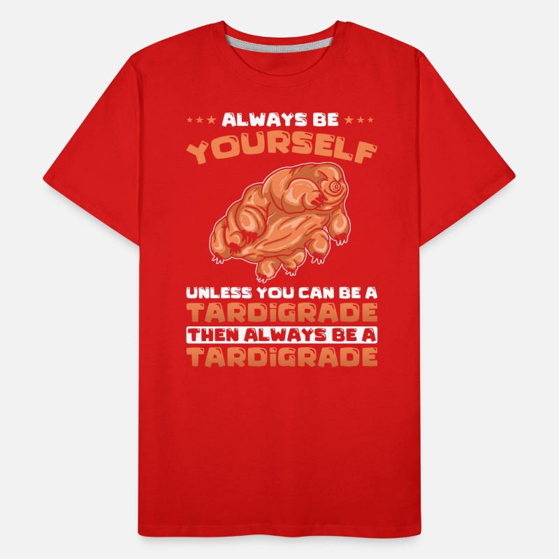 Bärtierchen Lustiger Spruch Männer Premium Bio T-Shirt