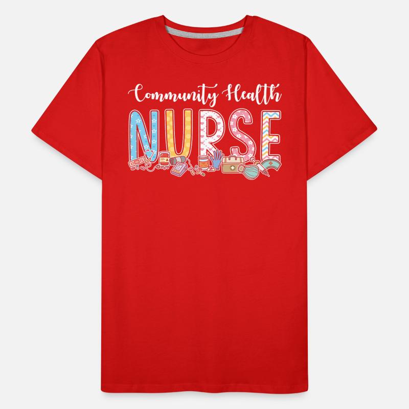 Gift idea for nurses in the community Men's Premium Organic T-Shirt