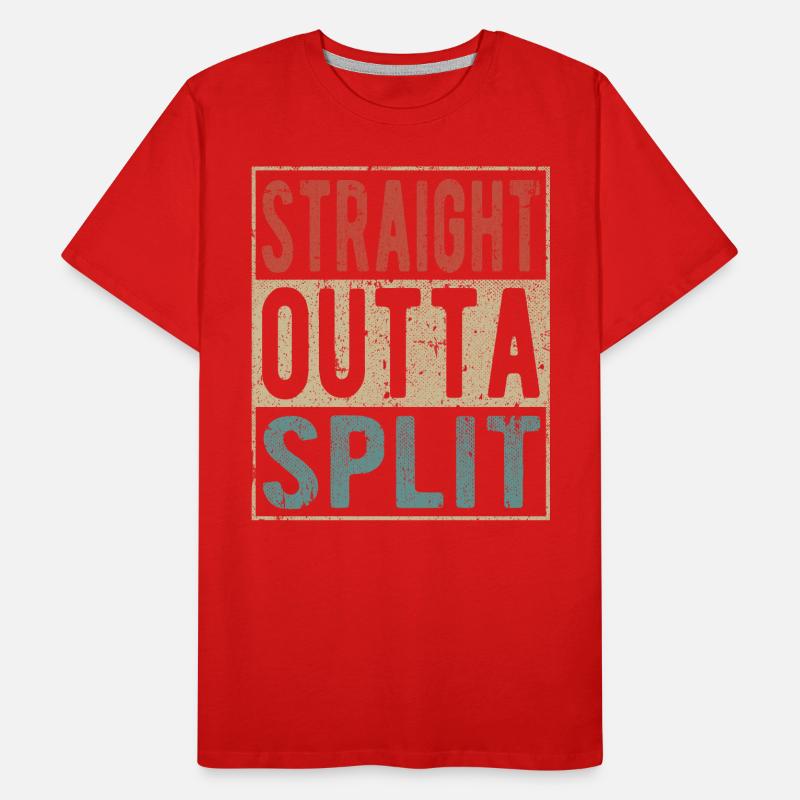 Straight outta Split Men's Premium Organic T-Shirt